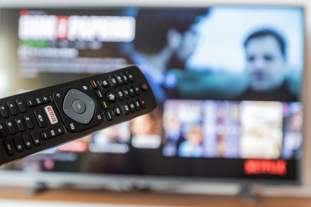Netflix remote control, tv